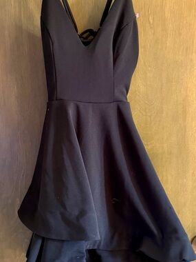 Windsor Black Strapless Fit & Flare Dress